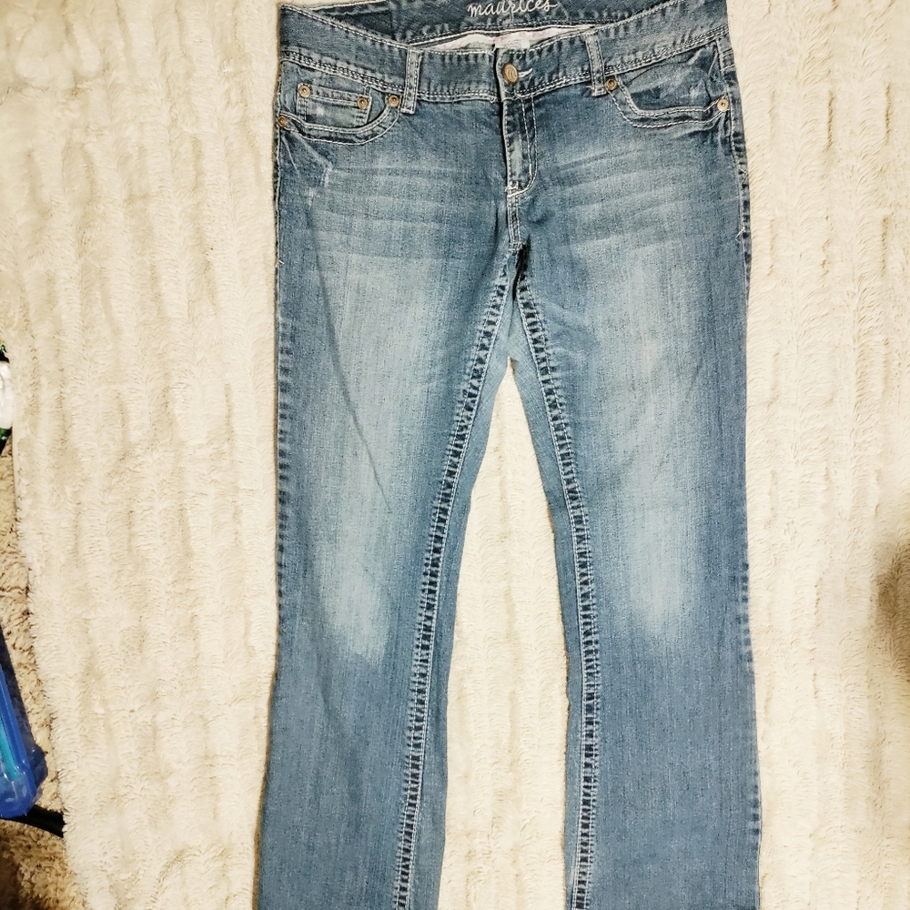 Women's Maurices light faded jeans size 11/12 Long